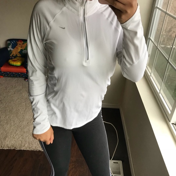 Nike Jackets & Blazers - White Nike drifit